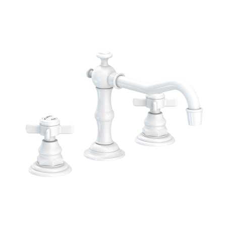 Newport Brass Widespread Lavatory Faucet in White 1000/50